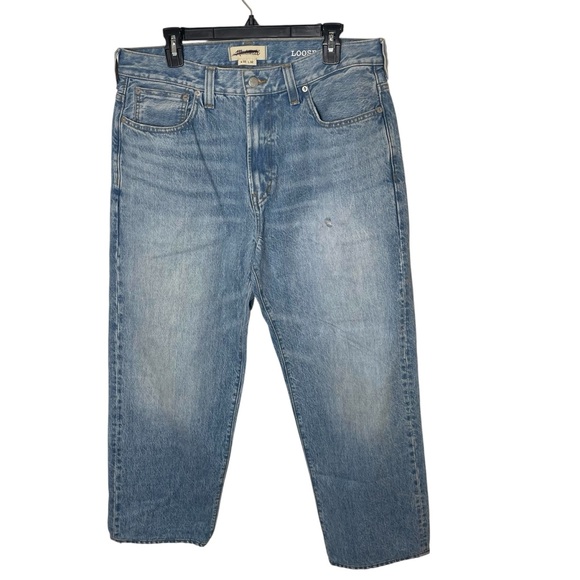 Madewell The 1991 Loose Straight Crop Jean Bose Wash in Size 33 NN503 - Picture 3 of 7